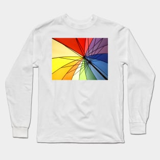 Rainbow Umbrella Long Sleeve T-Shirt